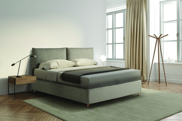Contemporary elegant luxury grey bedroom